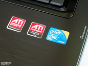 The combination of Q9000 CPU and Radeon Mobility HD4870 X2 graphics is unfortunately not very successful.