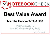 Editor's Choice em janeiro 2014: Toshiba Encore WT8