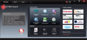 Toshiba Board: Easy access of numerous applications