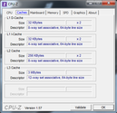 System info CPUZ Cache