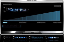 As definições de segurança são configuradas com o "Alien Sense"