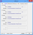 Systeminfo CPUZ Cache