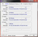 System info CPUZ Cache