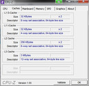 System info CPUZ Cache