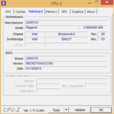 System info: CPU-Z Mainboard