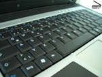 O teclado do MSI M635 pode ser usado agradavelmente e quietamente.