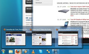 All open windows of a tab are shown in the form of a preview