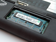 Como em quase todos os netbooks atuais, o HP Mini também usa o CPU Atom da Intel.