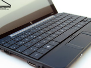 O HP Compaq Mini 701eg pode marcar pontos acima de tudo com esse teclado liberal.