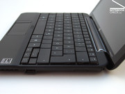 Ele fica, de acordo com a HP, em 92% do tamanho típico do teclado de portátil e pode, assim, ser usado de modo extremamente confortável.