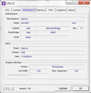 System info CPUZ Mainboard