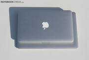 O trackpad também é mais estreito que em outros MacBooks.