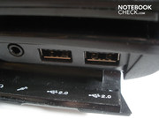 2x USB 2.0 no lado direito (4x USB 2.0 em total)