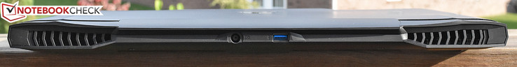 Rear: Charging port, USB 3.0