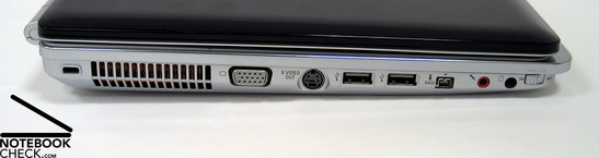 Sony Vaio VGN-CR21S Interfaces