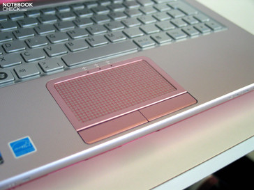 Touchpad com uma superfície agradável