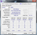 System info CPUZ RAM SPD