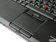 A combinação touchpad/trackpoint do Lenovo Thinkpad W500 oferece as qualidades usuais.