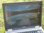 Toshiba Tecra M10 em uso exterior