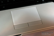 O touchpad colheu uma boa quantidade de críticas, principalmente devido a suas teclas duras.