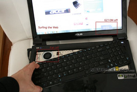 While surfing on the web with the integrated GMA, the cooler fan remains completely switched off.
