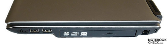 Toshiba Tecra A7 interfaces