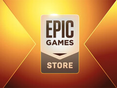 No momento, cinco jogos estão disponíveis para download gratuito na Epic Games Store, com o logotipo na foto.