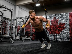 Uma imagem de uma pessoa se exercitando