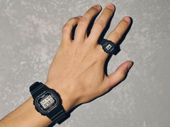 O relógio de anel G-Shock Nano DWN-5600 da Casio (foto) será lançado na Europa. (Fonte da imagem: Casio)