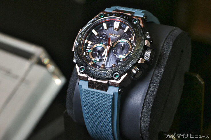 O relógio Casio G-Shock MRG-B2000KT-3A. (Fonte da imagem: MyNavi News) 