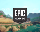 Uma captura de tela no jogo com o logotipo da Epic Games na parte superior.