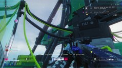 As estruturas industriais imponentes dão a Tau Ceti IV uma sensação de severidade e exposição.