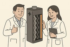 Nova tecnologia de bateria: A descoberta do laboratório sul-coreano promete maior densidade de energia e durabilidade. (Fonte da imagem: GPT-image-1)