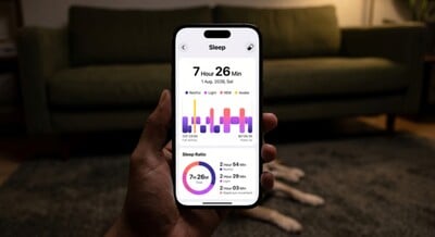 ...e um aplicativo com tecnologia de IA para monitoramento da saúde.
