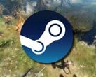 Uma imagem mostrando o logotipo do Steam e o jogo Shadows: Awakening, atualmente com 90% de desconto.