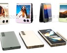 O Galaxy Z Flip5 e Galaxy Z Fold5 contarão com o mesmo chipset que a série Galaxy S23. (Fonte de imagem: Technizo Concept)