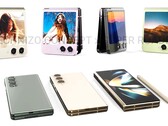 O Galaxy Z Flip5 e Galaxy Z Fold5 contarão com o mesmo chipset que a série Galaxy S23. (Fonte de imagem: Technizo Concept)
