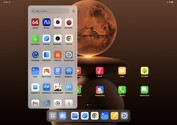 Dock com iniciador de aplicativos