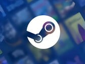 O logotipo do Steam. 