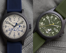 Os modelos Peanuts x Timex Expedition Acadia TW2Y84600 e TW2Y84700.