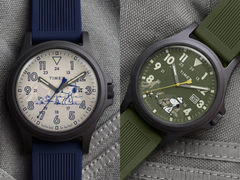 Os modelos Peanuts x Timex Expedition Acadia TW2Y84600 e TW2Y84700.