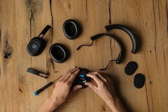 O Fairbuds XL deve ser mais passível de reparo do que a maioria dos fones de ouvido modernos. (Fonte da imagem: Fairphone)
