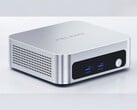 A imagem mostra uma foto do mini PC Peladn WO5 304 na cor prata