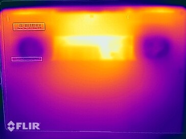 Temperaturas da superfície - Teste de estresse (fundo)