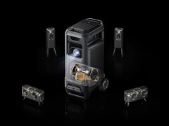 A estação de cinema móvel soundcore Nebula X1 Pro da Anker (na foto) será financiada por crowdfunding no Kickstarter. (Fonte da imagem: Anker)