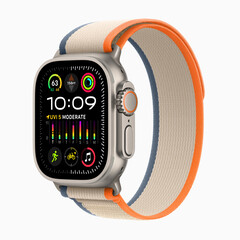 A tela do Apple Watch Ultra 2 pode atingir 3.000 nits de brilho sob luz solar intensa. (Fonte da imagem: Apple)