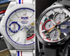 Da direita para a esquerda (na foto) - Casio Edifice EFS-S641TMS-1A e ECB-S10NIS-7AJR Heritage Edition. (Fonte da imagem: Casio)