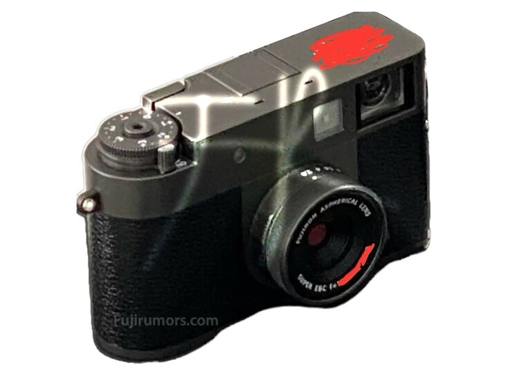Esta é a aparência da nova câmera half-frame da Fujifilm (Fonte da imagem: FujiRumors)