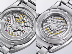 Ambos os novos modelos Grand Seiko — SLGH039 e STGK039 têm fundos de caixa transparentes.