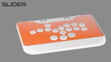 O controlador Slider com um layout sem alavanca.